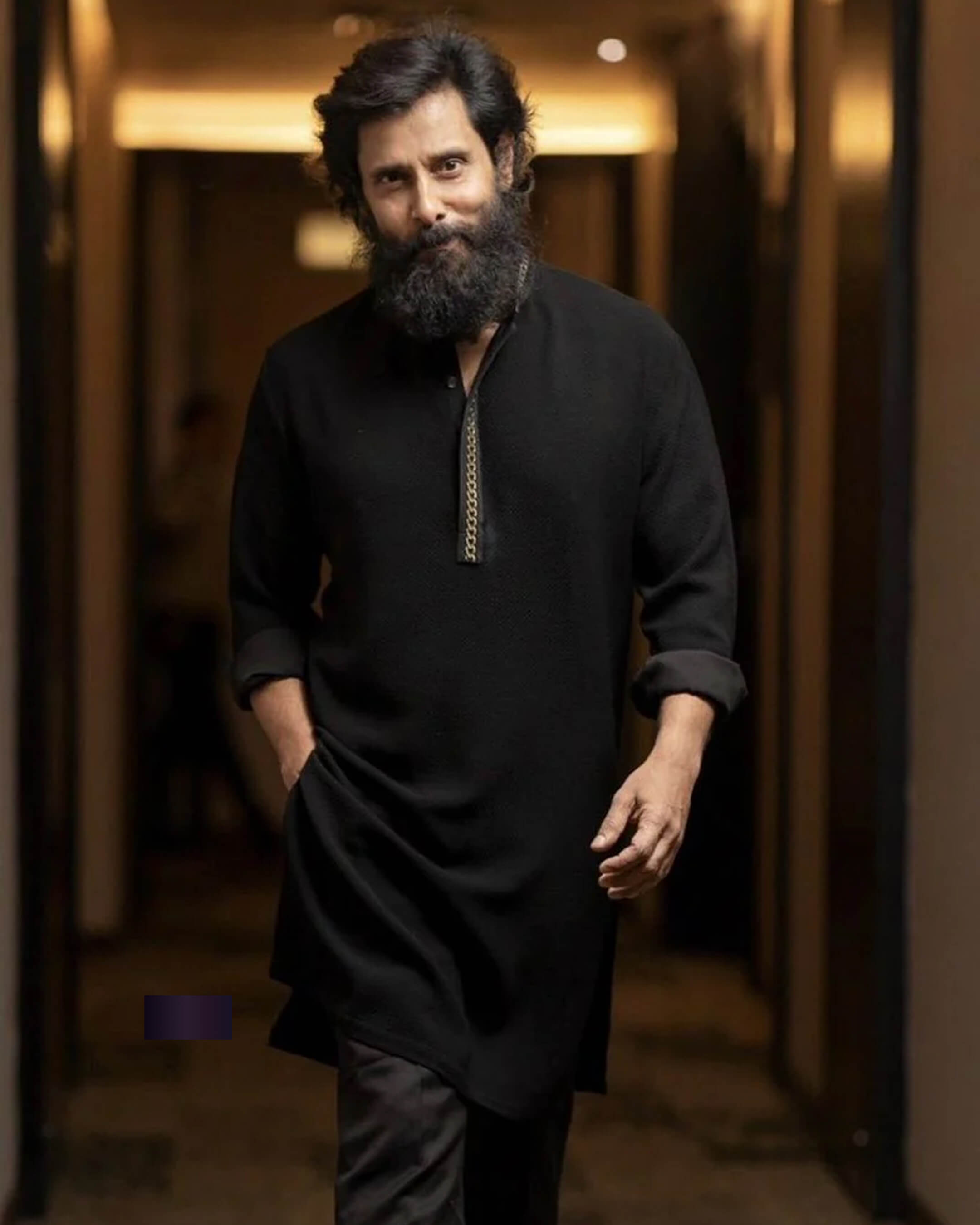 Midnight Black Premium Kurta Set for Men - Elegant Festive & Party Wear Ethnic Outfit