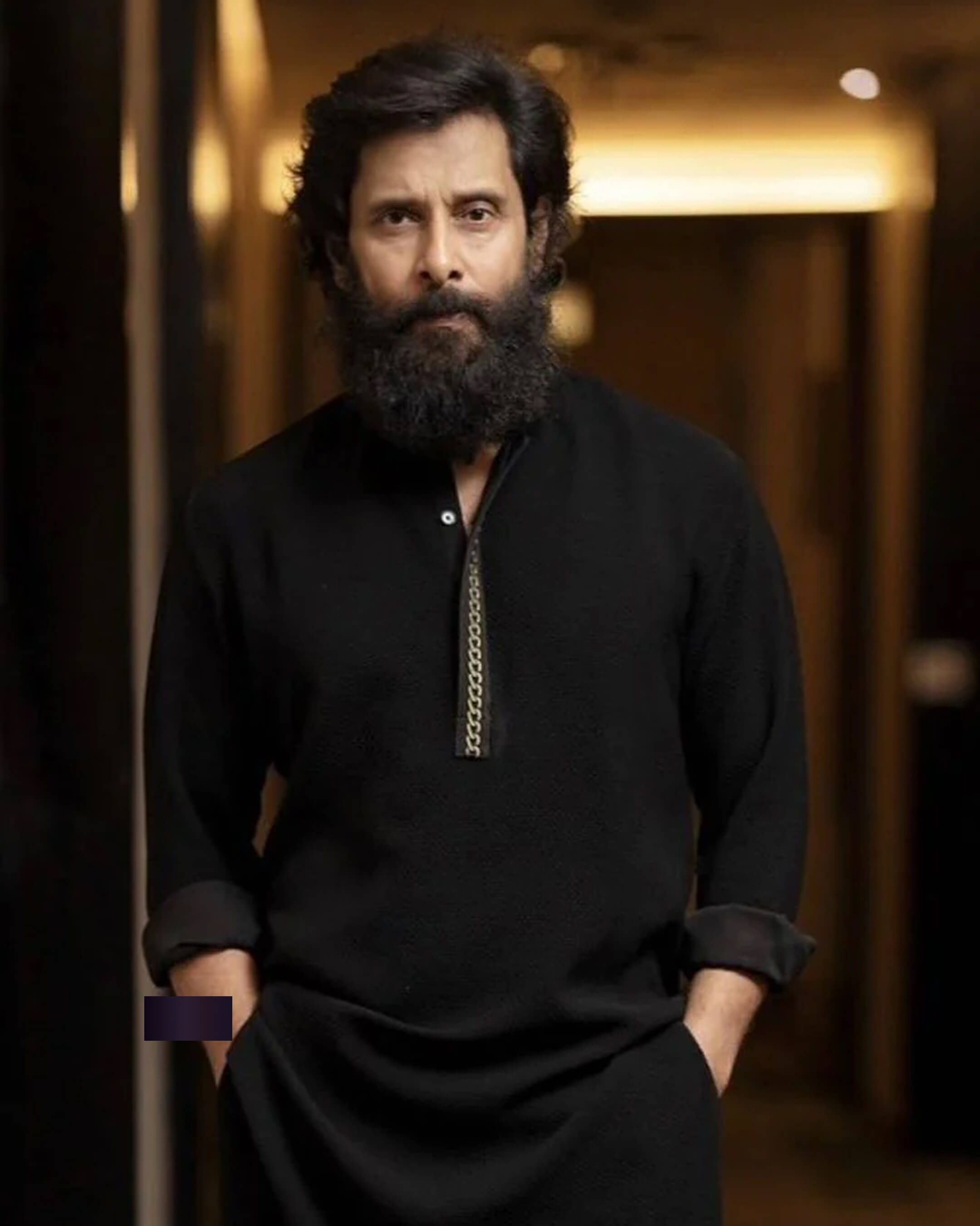 Midnight Black Premium Kurta Set for Men - Elegant Festive & Party Wear Ethnic Outfit
