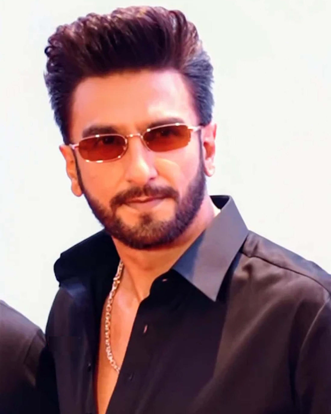 Ranveer Singh Inspired Black Satin Kurta Pajama Set for Men