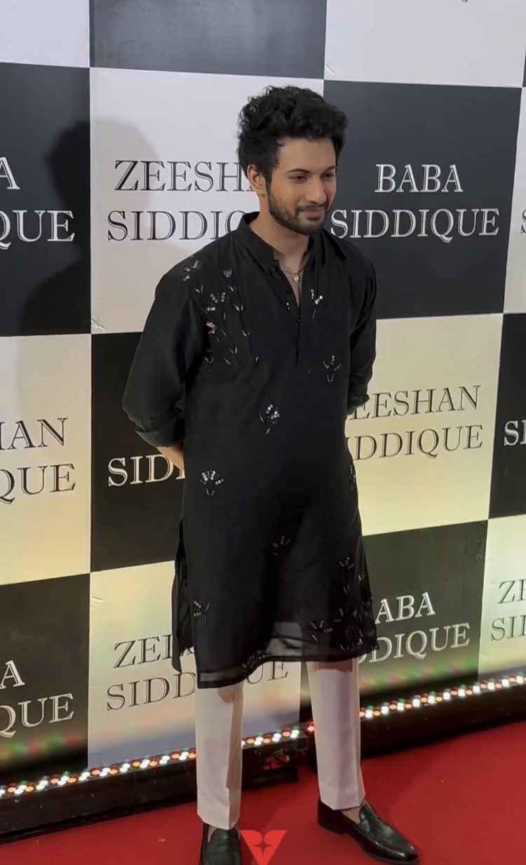Premium Black Designer Kurta for Men with Subtle Embroidery - Modern Festive & Party Wear